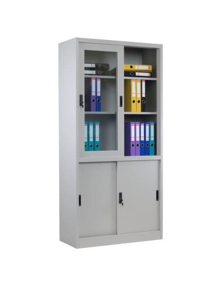 Метален шкаф Carmen CR-1270 K - сив ⋙ на цена от 258.00лв  - Allegro-bg.com