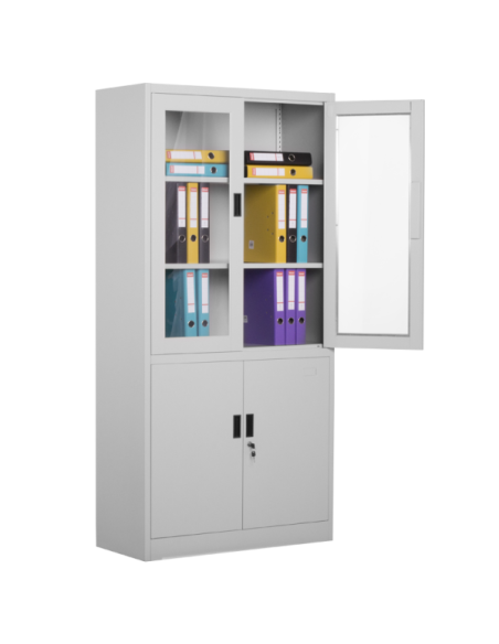 Метален шкаф Carmen CR-1272 J - сив ⋙ на цена от 226.80лв  - Allegro-bg.com