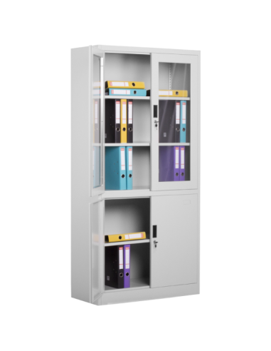 Метален шкаф Carmen CR-1272 J - сив ⋙ на цена от 226.80лв  - Allegro-bg.com