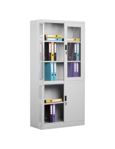 Метален шкаф Carmen CR-1272 J - сив ⋙ на цена от 226.80лв  - Allegro-bg.com