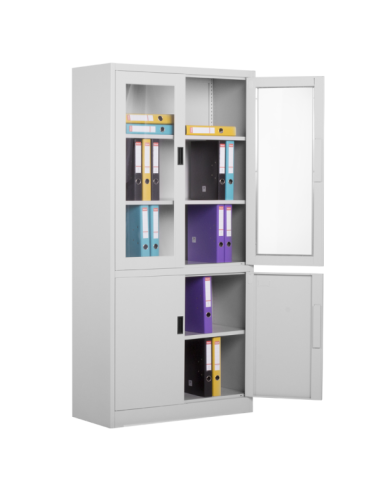 Метален шкаф Carmen CR-1272 J - сив ⋙ на цена от 226.80лв  - Allegro-bg.com