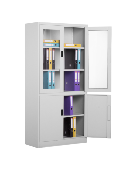 Метален шкаф Carmen CR-1272 J - сив ⋙ на цена от 226.80лв  - Allegro-bg.com