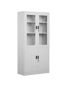 Метален шкаф Carmen CR-1272 J - сив ⋙ на цена от 226.80лв  - Allegro-bg.com