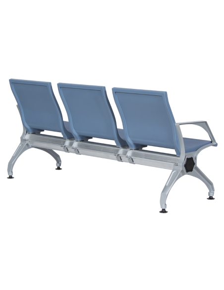 Посетителска пейка с 3 места Carmen CR-1034-4 - синя ⋙ на цена от 447.89лв  - Allegro-bg.com