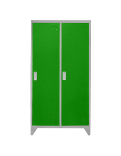Метален шкаф Carmen CR-1602 KZ - Сив / зелен ⋙ на цена от 150.32лв  - Allegro-bg.com 2