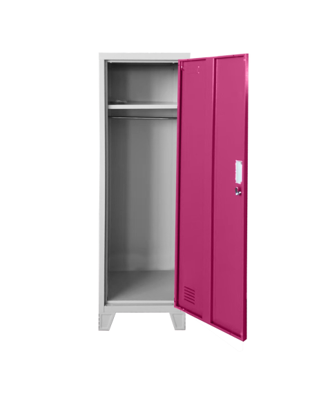 Метален шкаф Carmen CR-1604-1 JZ - Сив / розов ⋙ на цена от 101.84лв  - Allegro-bg.com