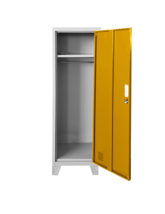 Метален шкаф Carmen CR-1604-1 JZ - Сив / оранжев ⋙ на цена от 101.84лв  - Allegro-bg.com