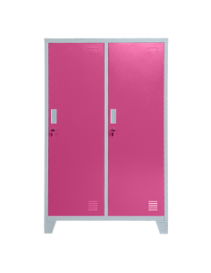 Метален шкаф Carmen CR-1604-2 JZ - Сив / розов ⋙ на цена от 152.16лв  - Allegro-bg.com