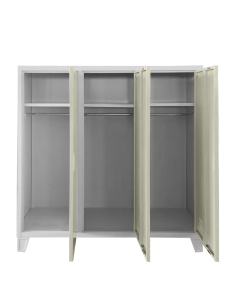 Метален шкаф Carmen CR-1605-3 JZ - сив / бежов ⋙ на цена от 202.48лв  - Allegro-bg.com