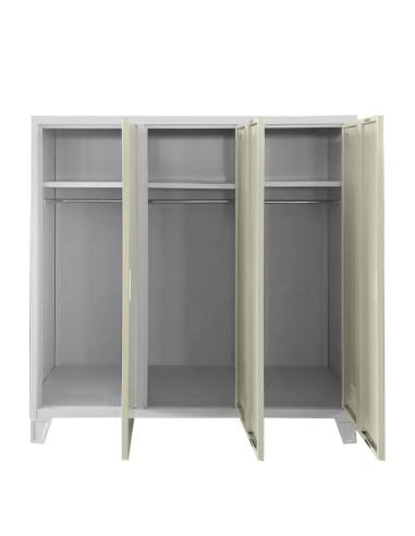 Метален шкаф Carmen CR-1605-3 JZ - сив / бежов ⋙ на цена от 202.48лв  - Allegro-bg.com