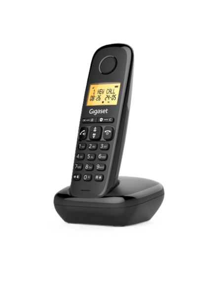 Безжичен DECT телефон Gigaset BASIC 100 - черен ⋙ на цена от 23.94лв  - Allegro-bg.com
