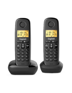 Безжичен DECT телефон Gigaset BASIC 100 DUO - черен ⋙ на цена от 41.94лв  - Allegro-bg.com 2