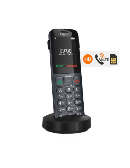 Безжичен телефон Gigaset Comfort 600 SIM - сив ⋙ на цена от 84.00лв  - Allegro-bg.com