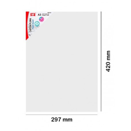 Пенокартон А3, бял 106041 ⋙ на цена от 8.34лв  - Allegro-bg.com