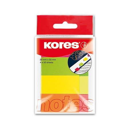 Хартиени индекси Kores,  ⋙ на цена от 3.30лв  - Allegro-bg.com